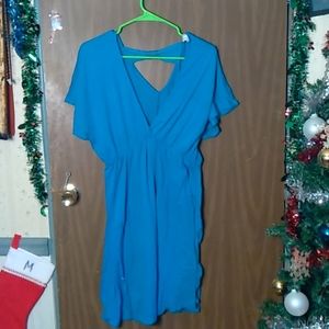 Blue dress